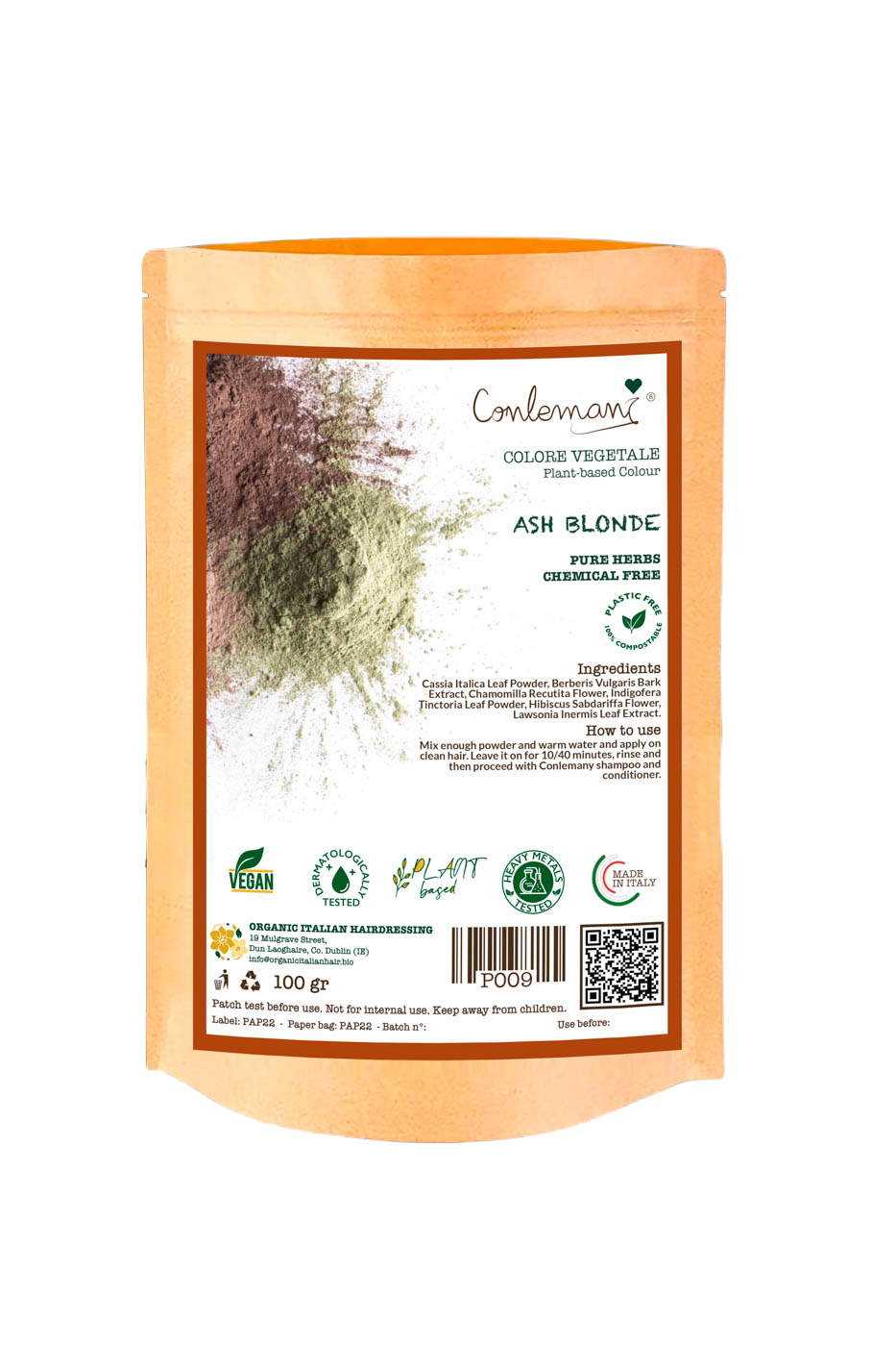 Ash Blonde - Plant-Based Hair Color