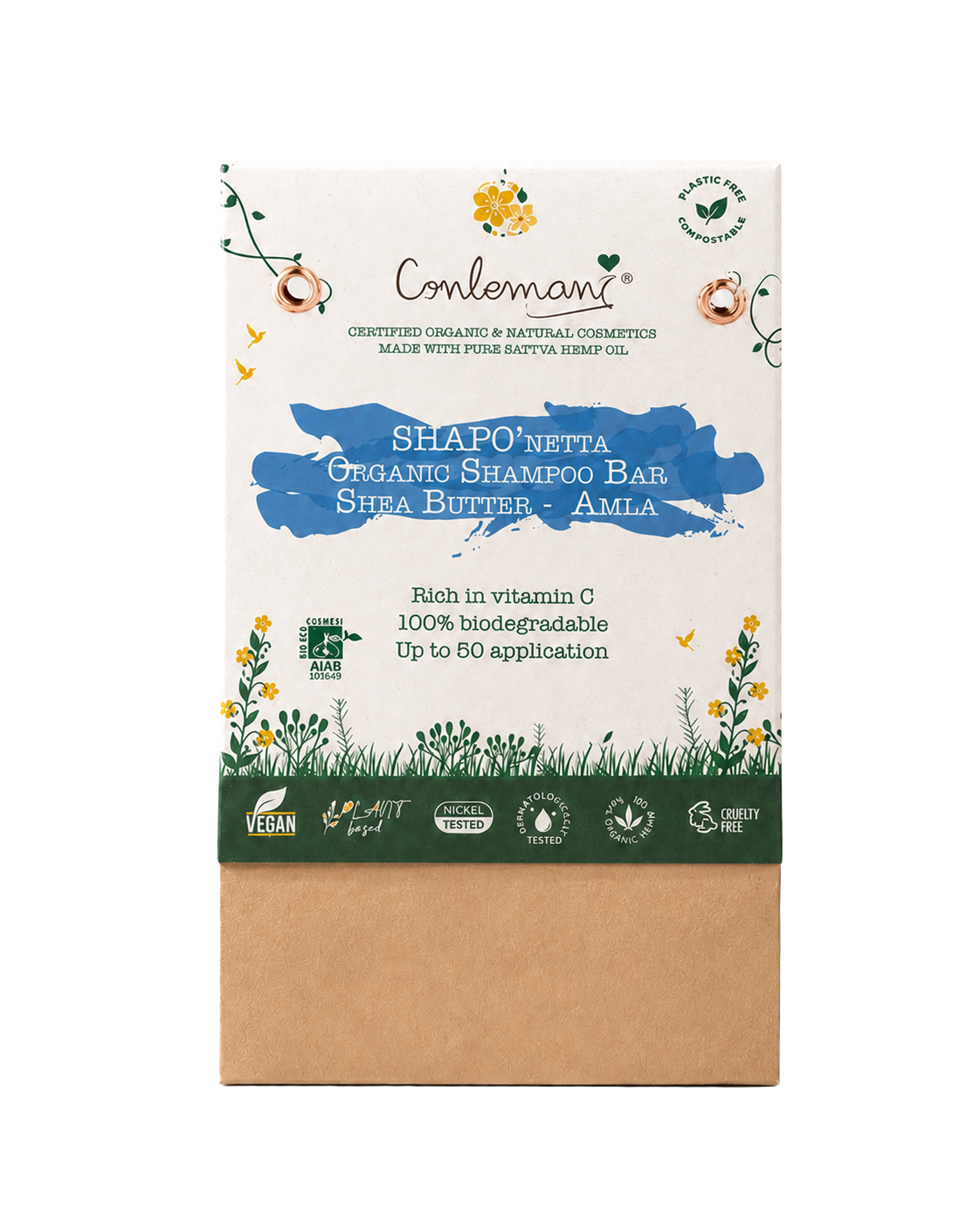 Eco-Friendly Shapo’netta Shampoo Bar - Shea Butter