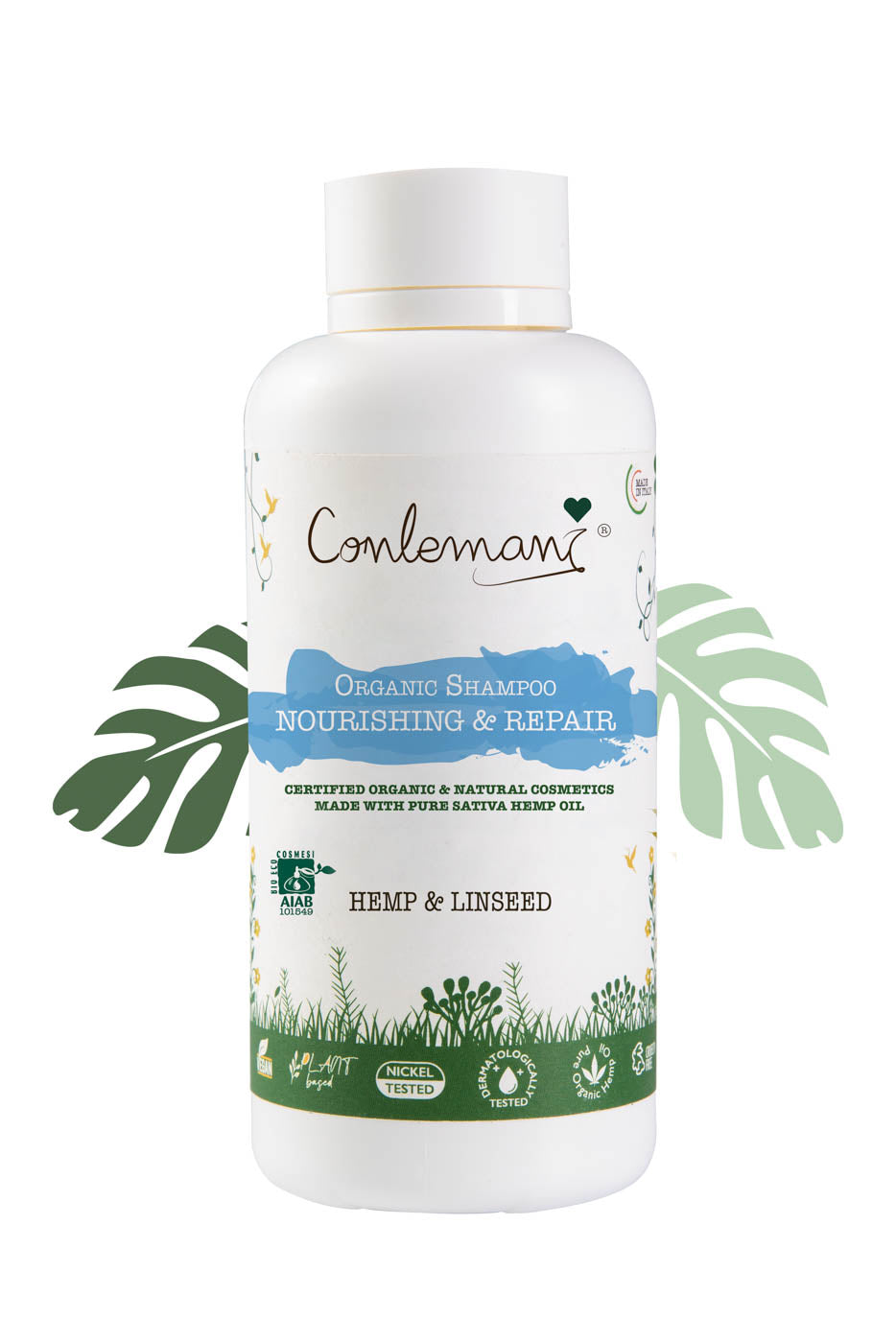 Organic Hair Repair Shampoo - Hemp Oil & Linseed
