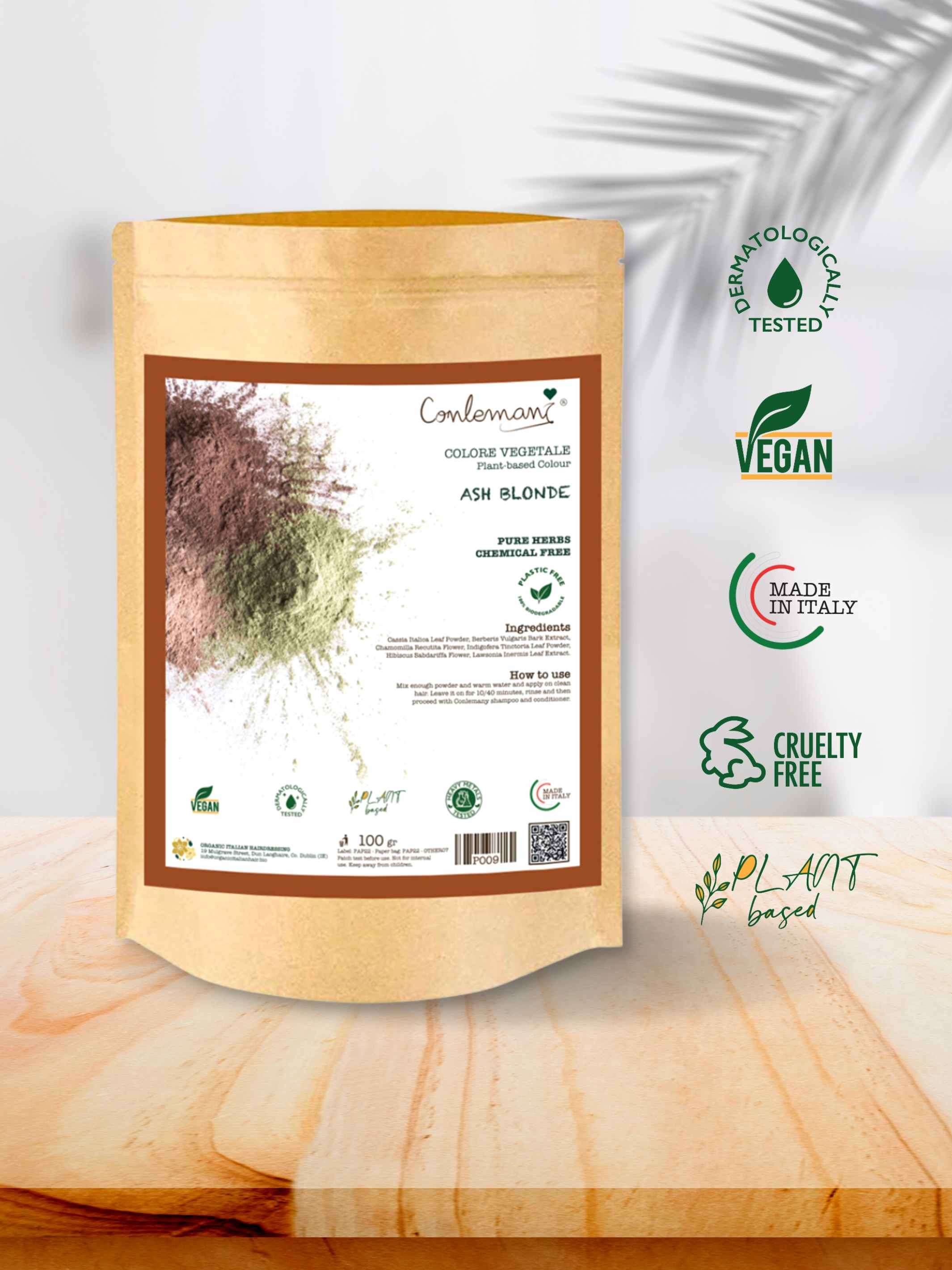 Ash Blonde - Plant-Based Hair Colour