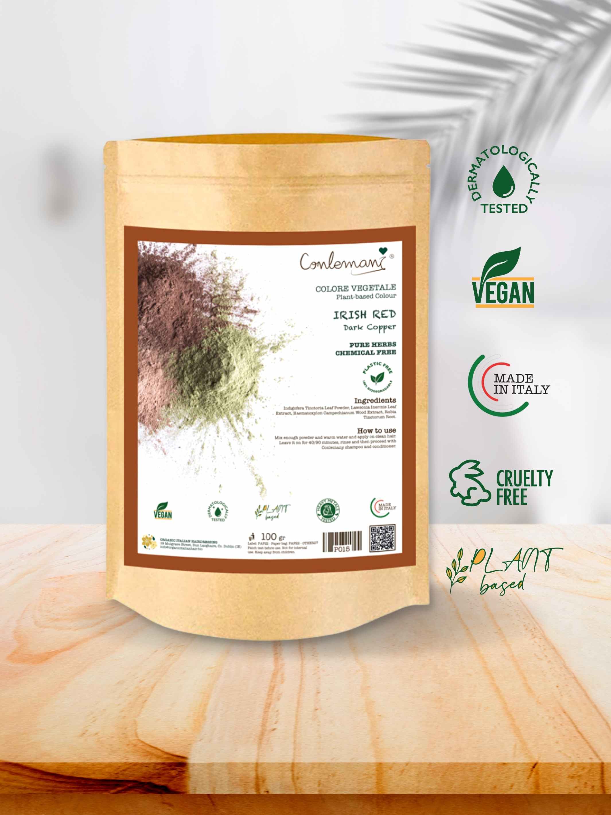 Irish Red - Organic Natural Hair Color by Conlemany®