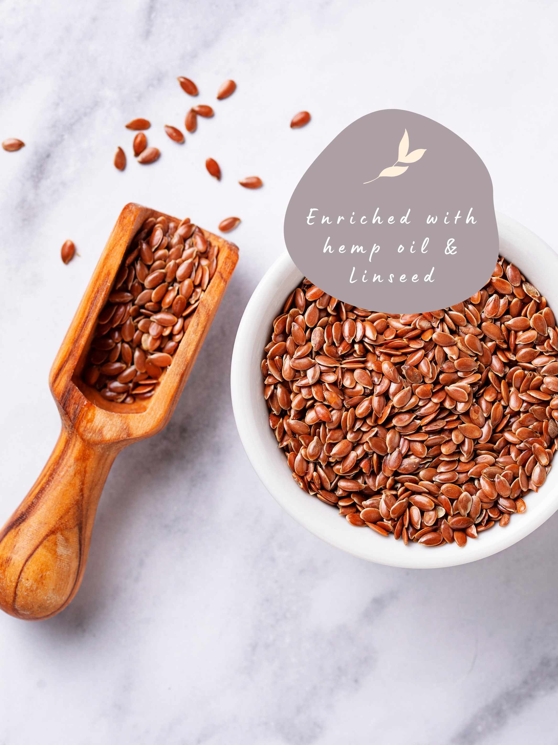Organic Hair Repair Shampoo - Hemp Oil & Linseed
