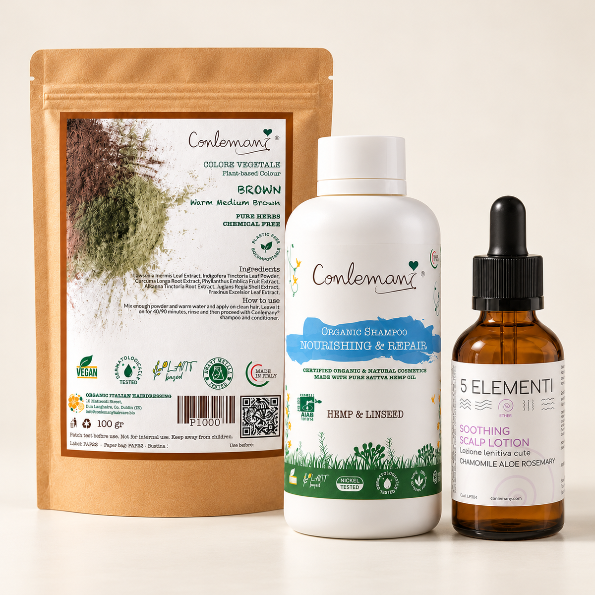 Autumn Bundle 2 — Colour + Shampoo + Soothing Lotion