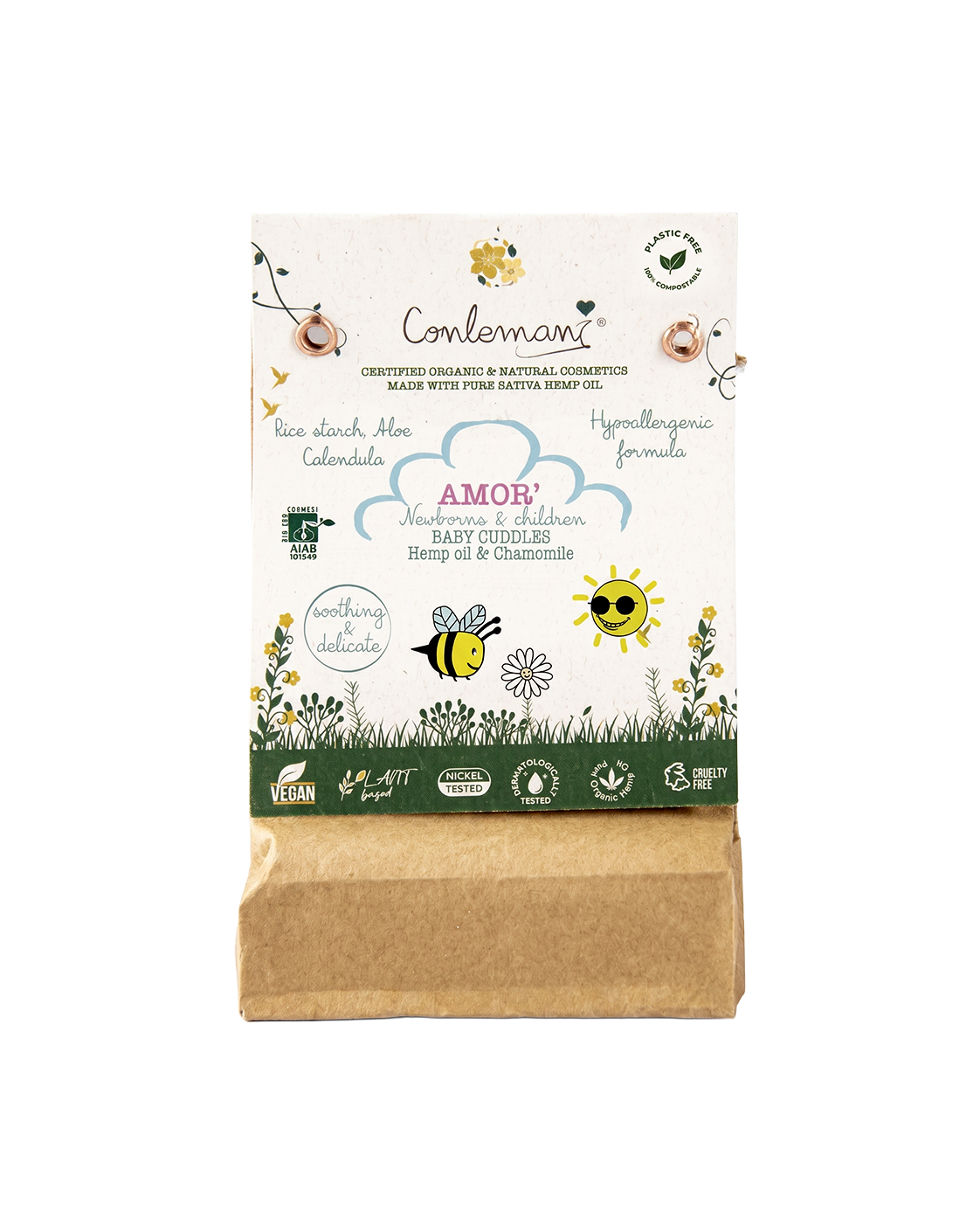 Amor’ Baby Cuddles - Pain de savon bio pour bébé