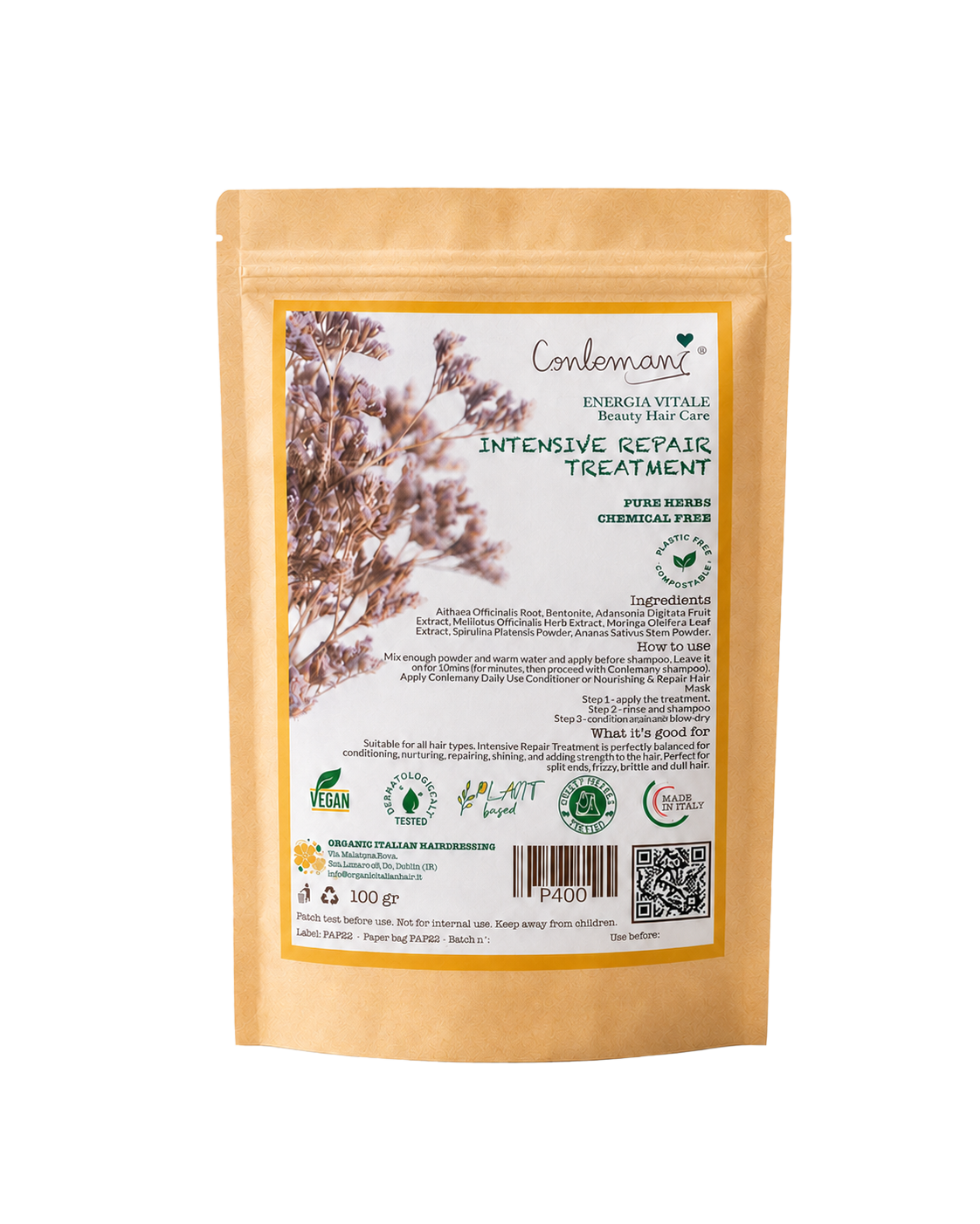 Trattamento Riparatore Intenso - Lucidalabbra Botanico per Capelli