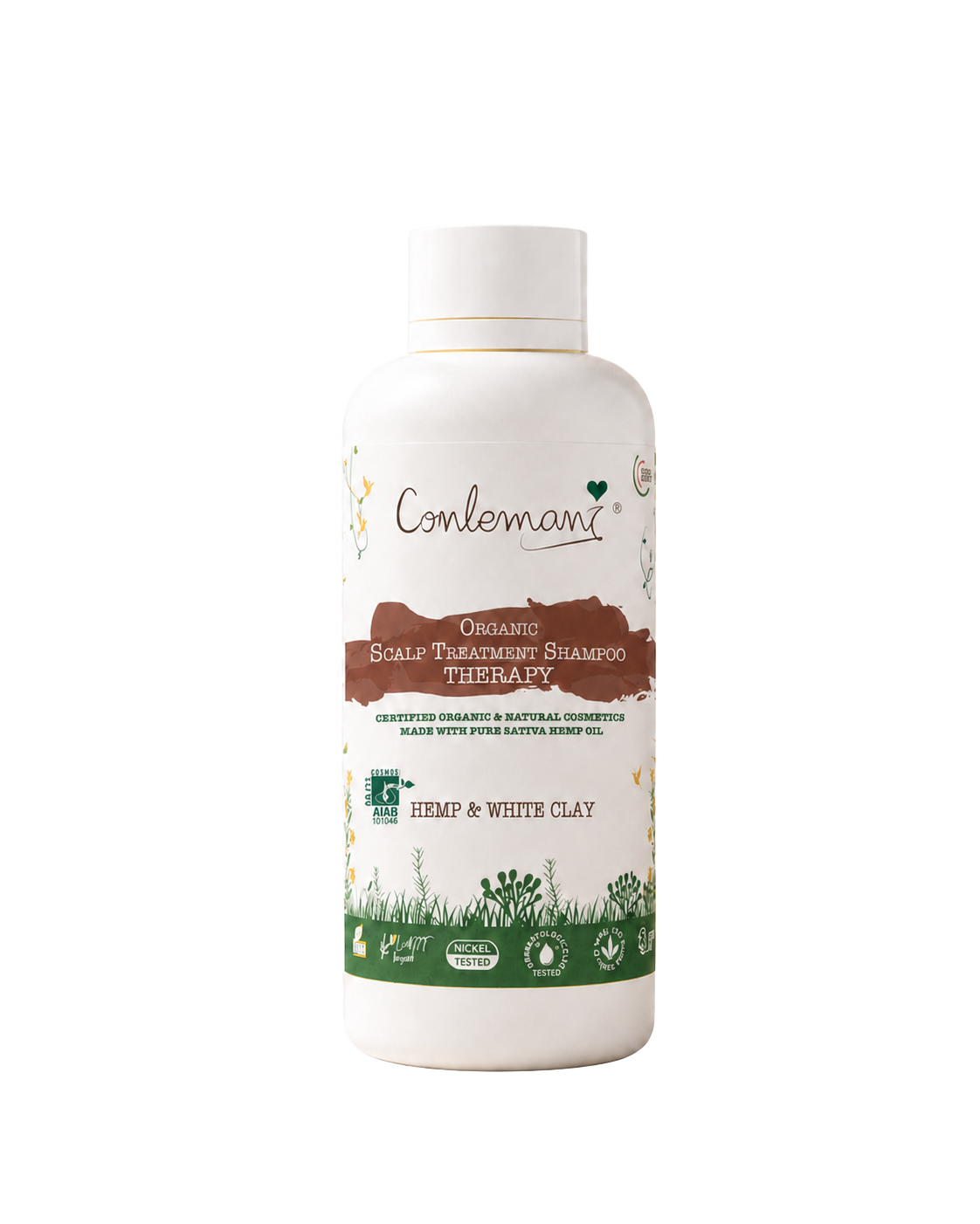 Terrapy Plant-Based Scalp Treatment Shampoo - Hemp Oil & White Clay