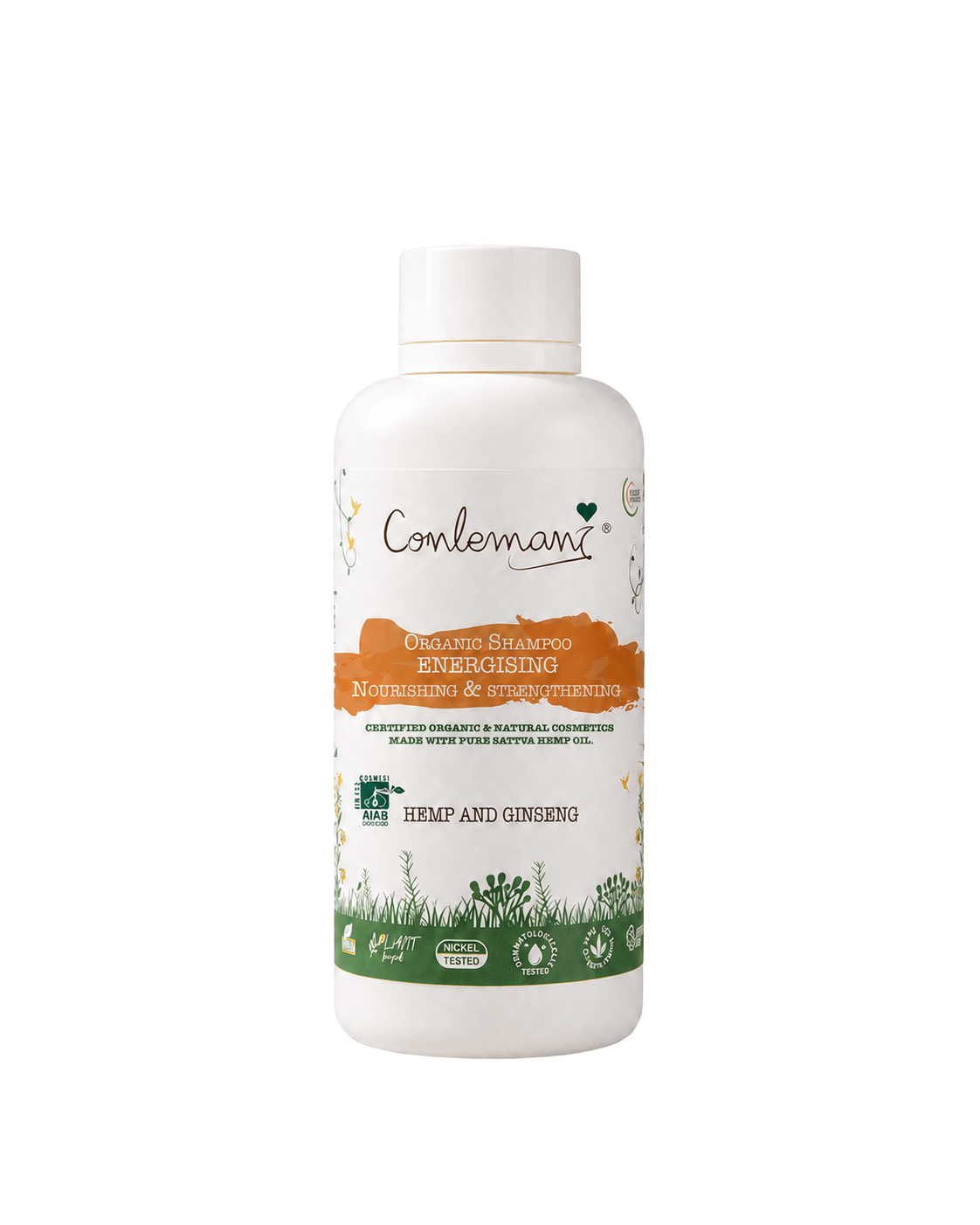 Energising Organic Shampoo - Hemp & Ginseng