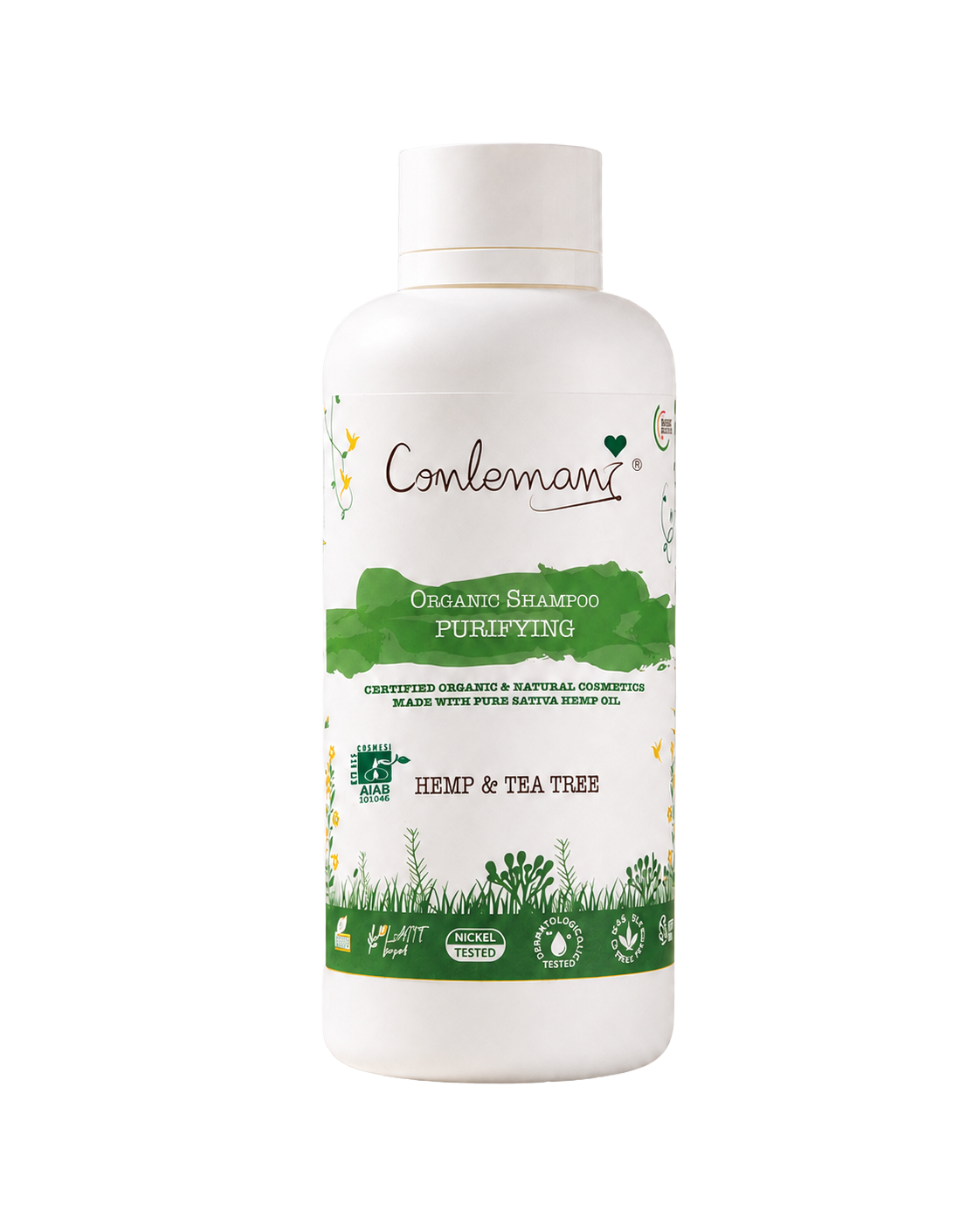Organic Purifying Shampoo - Hemp & Tea Tree