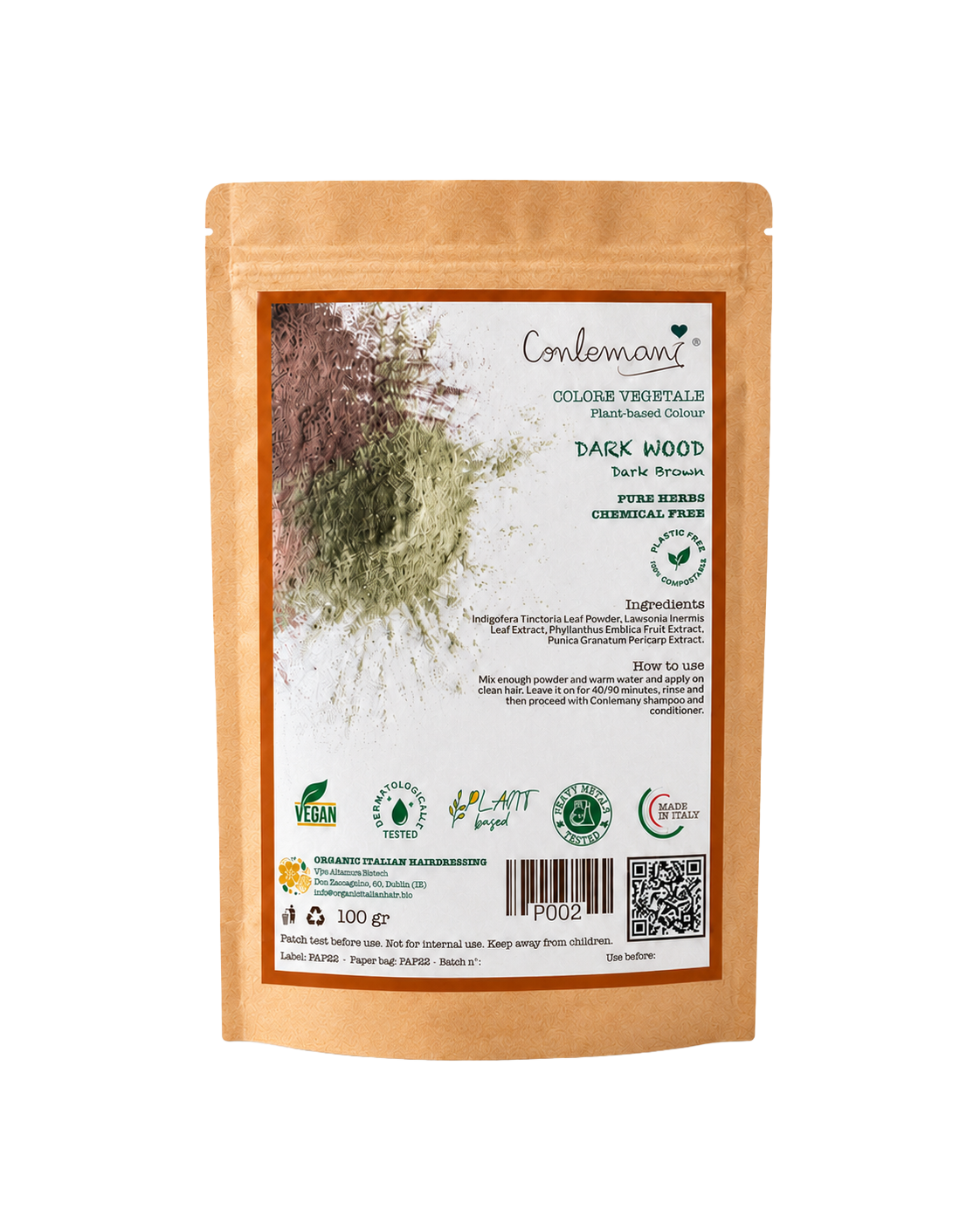 Dark Wood - Plant-Based Hair Color