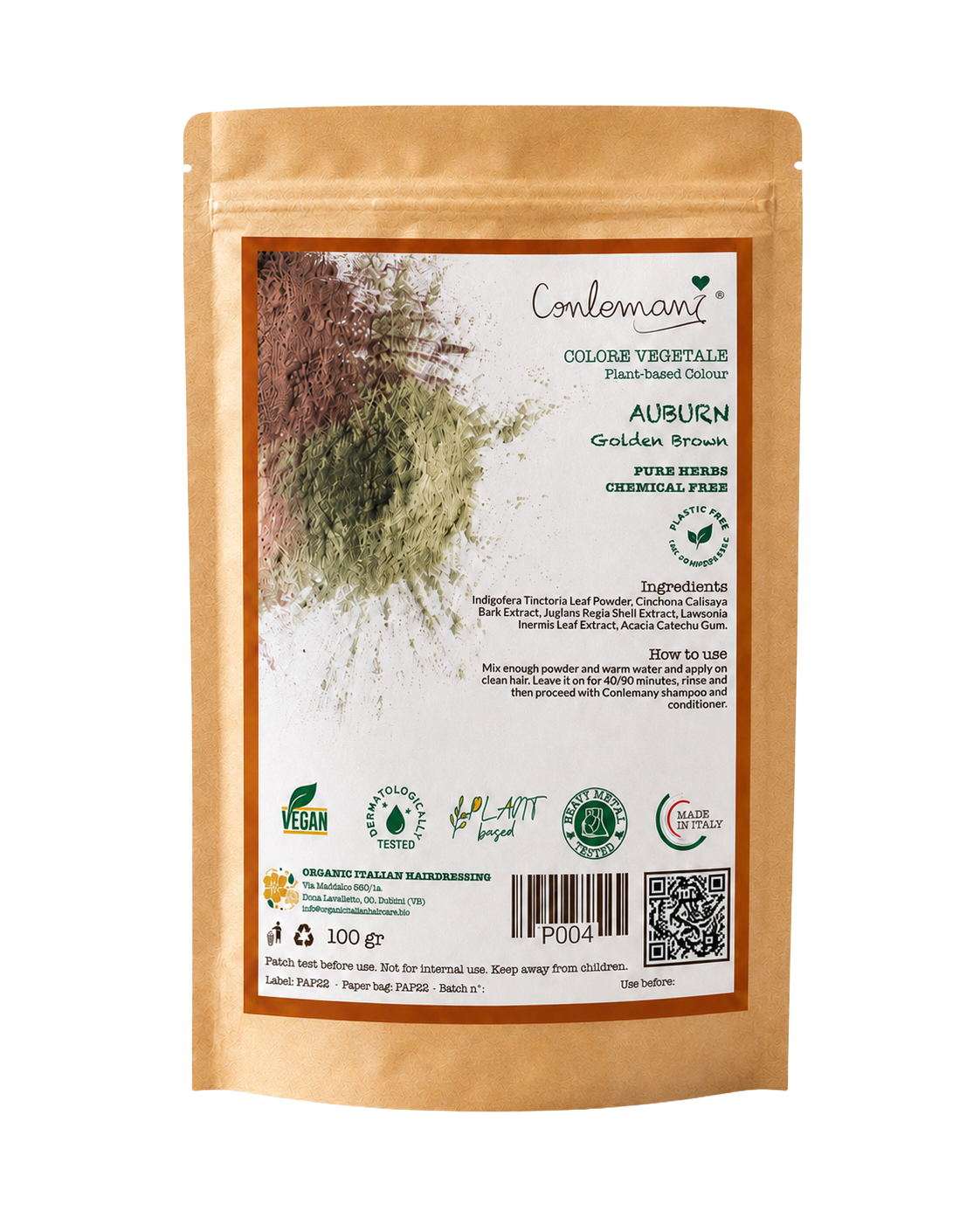 Natural Auburn - Plant-Based Hair Color