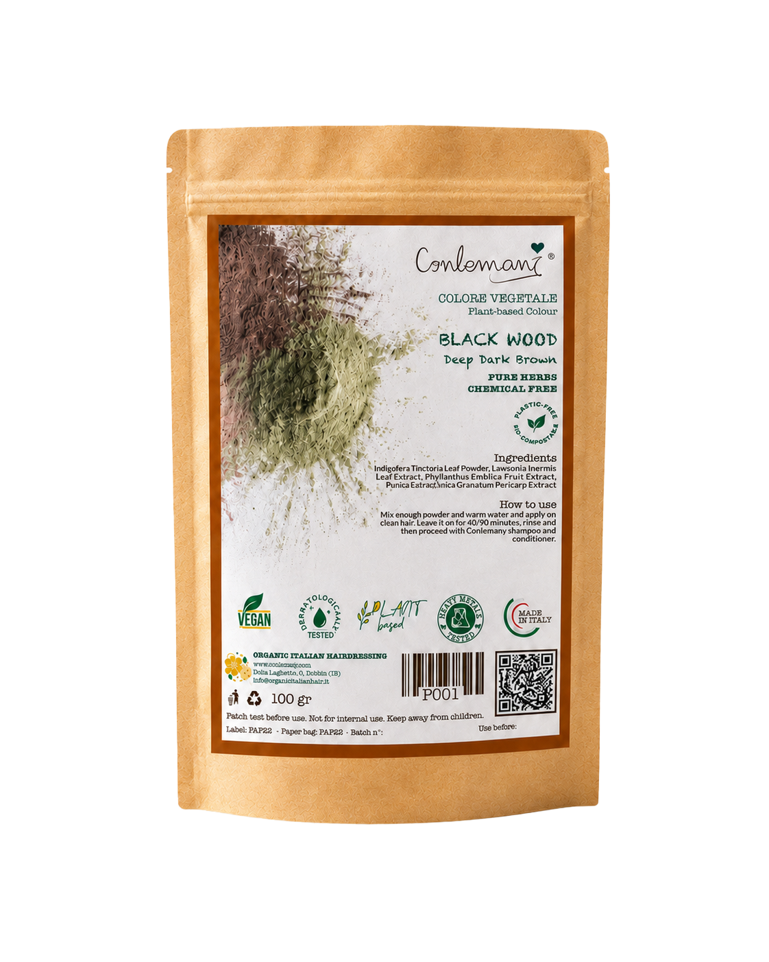 Black Wood - Plant-Based Hair Color