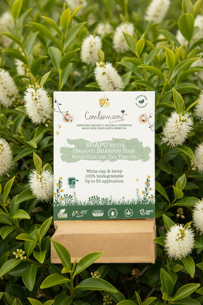 Organic Shampoo Bar - White Clay and Tea Tree Oil