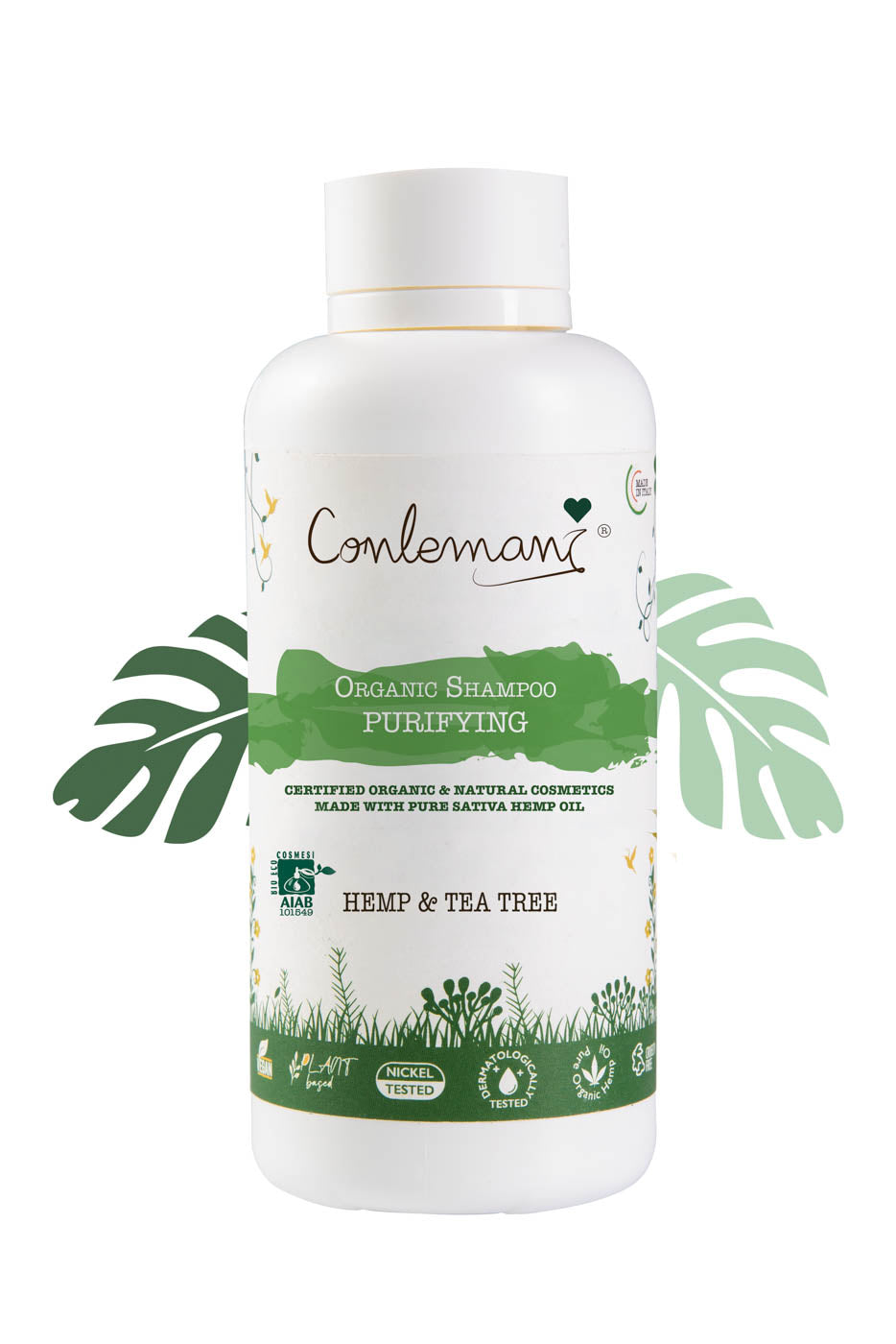 Purifying Organic Shampoo - Hemp & Tea Tree by Conlemany