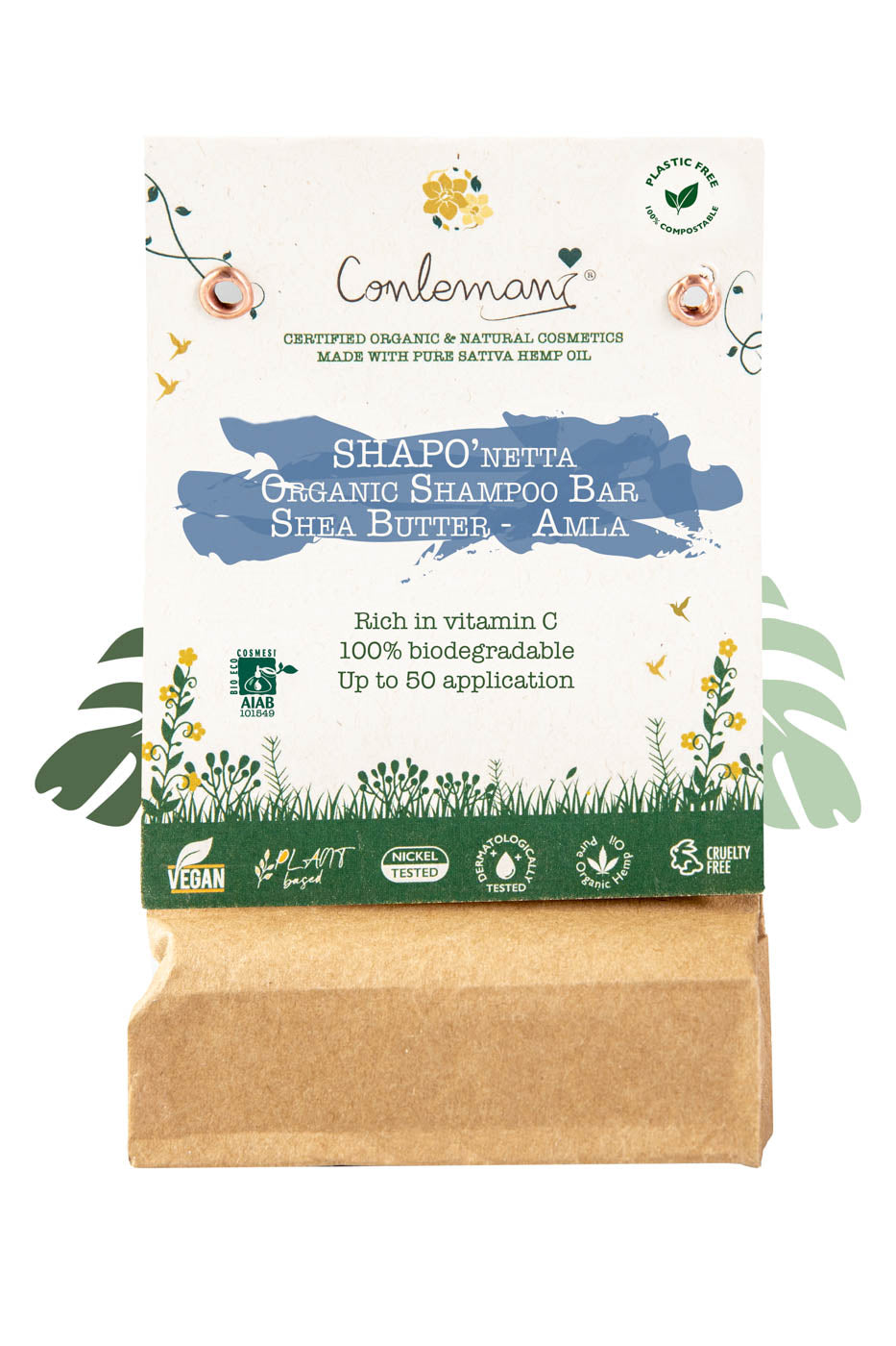 Eco-Friendly Organic Shampoo Bar - Shapo’netta Shea Butter by Conlemany®