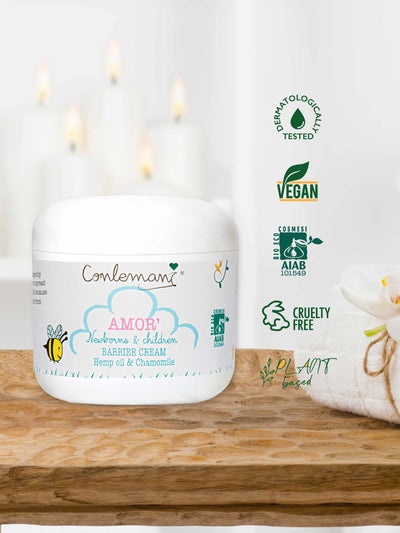 Amor’ Baby Plant-Based Organic Barrier Cream - Hemp Oil & Chamomile