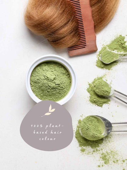 100% plant based hair color powder